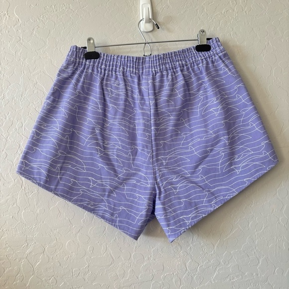 Adidas Light Purple Dolphin Print Elastic Waist Training Shorts Size Large - Picture 9 of 11